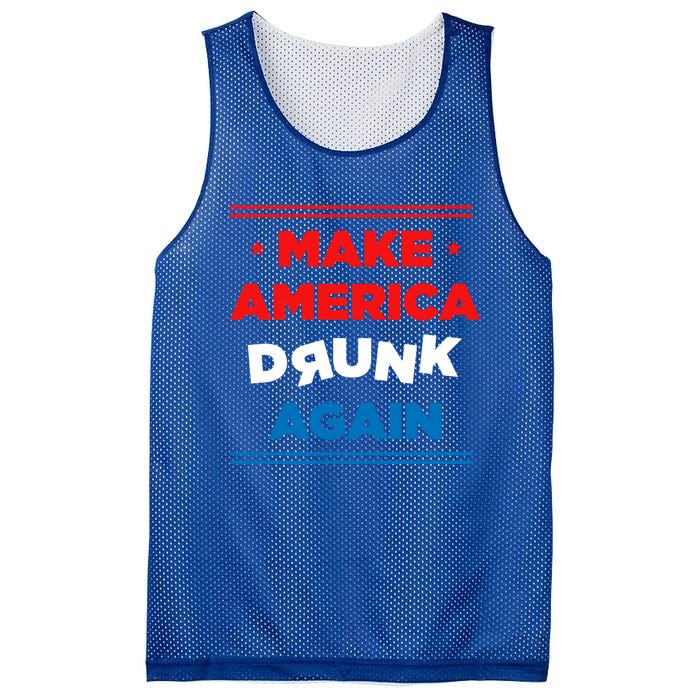 Make America Drunk Again Er Alcohol Alcoholic Gift Funny Gift Mesh Reversible Basketball Jersey Tank