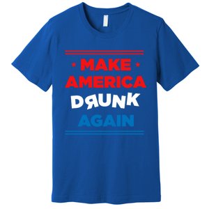 Make America Drunk Again Er Alcohol Alcoholic Gift Funny Gift Premium T-Shirt