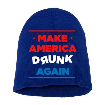 Make America Drunk Again Er Alcohol Alcoholic Gift Funny Gift Short Acrylic Beanie