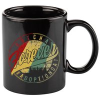 Modern Adoption Day Announcement Gotcha Forever Adoptive Mom 11oz C Handle Ceramic Mug