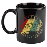 Modern Adoption Day Announcement Gotcha Forever Adoptive Mom 11oz C Handle Ceramic Mug