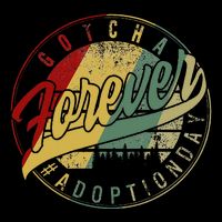 Modern Adoption Day Announcement Gotcha Forever Adoptive Mom Cropped Pullover Crew