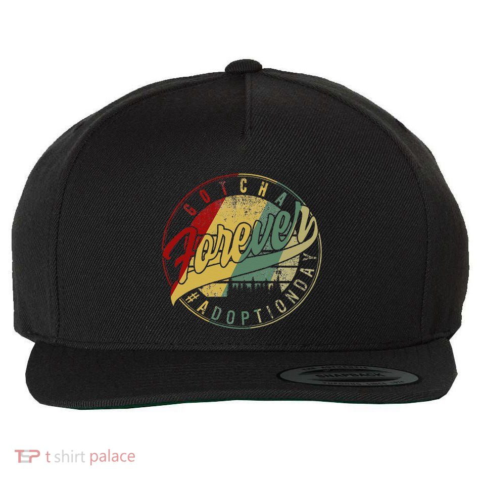 Modern Adoption Day Announcement Gotcha Forever Adoptive Mom Wool Snapback Cap