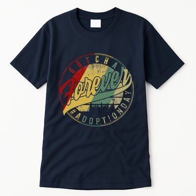 Modern Adoption Day Announcement Gotcha Forever Adoptive Mom Tall T-Shirt