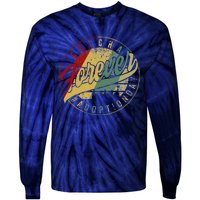 Modern Adoption Day Announcement Gotcha Forever Adoptive Mom Tie-Dye Long Sleeve Shirt