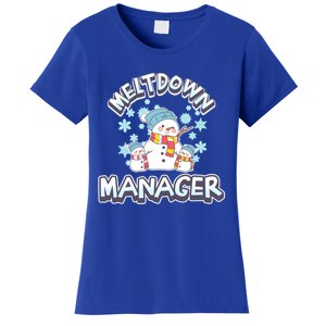 Meltdown Ager Daycare Teacher Winter Snow Cute Great Gift Women's T-Shirt