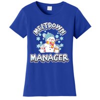 Meltdown Ager Daycare Teacher Winter Snow Cute Great Gift Women's T-Shirt