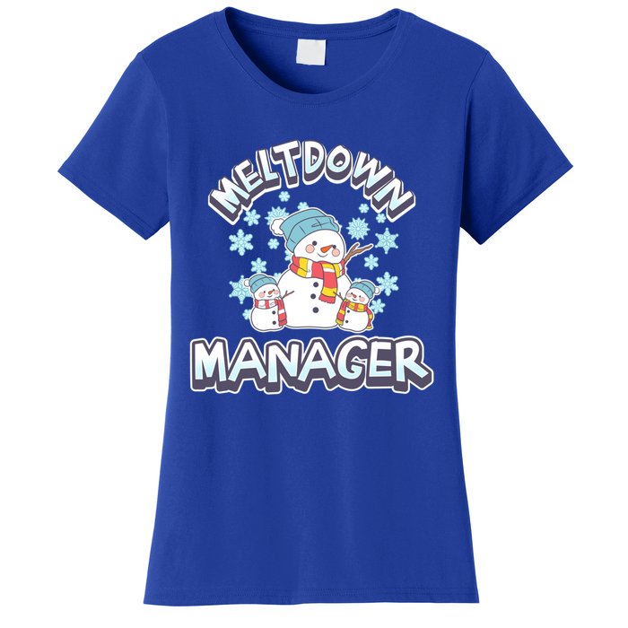 Meltdown Ager Daycare Teacher Winter Snow Cute Great Gift Women's T-Shirt