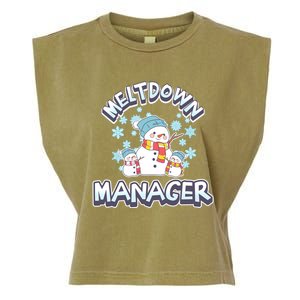 Meltdown Ager Daycare Teacher Winter Snow Cute Great Gift Garment-Dyed Women's Muscle Tee