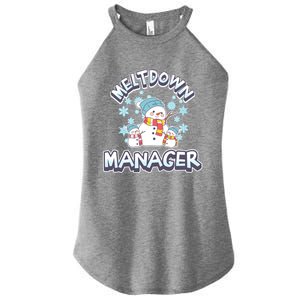 Meltdown Ager Daycare Teacher Winter Snow Cute Great Gift Women's Perfect Tri Rocker Tank