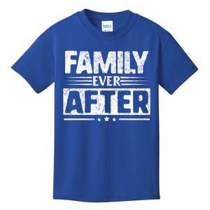 Modern Adoption Day Matching Family Ever After Loved Cute Gift Kids T-Shirt