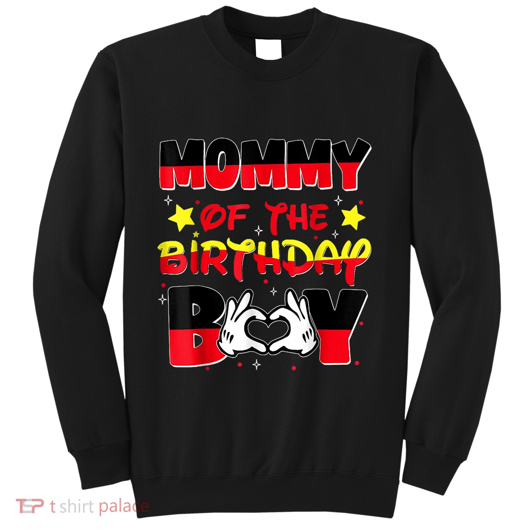 Mom And Dad Mommy Of The Birthday Family Matching Mouse Sweatshirt