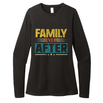 Modern Adoption Day Matching Family Ever After Loved Gift Womens CVC Long Sleeve Shirt