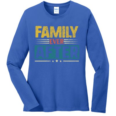 Modern Adoption Day Matching Family Ever After Loved Gift Ladies Long Sleeve Shirt