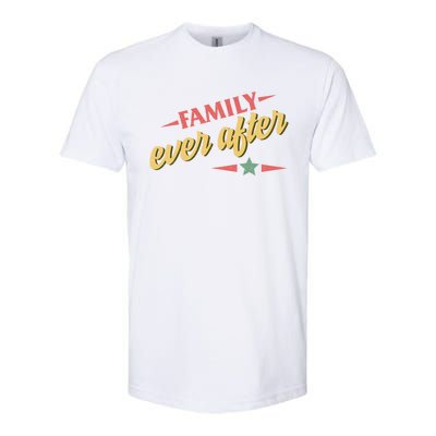 Modern Adoption Day Matching Family Ever After Loved Gift Softstyle® CVC T-Shirt