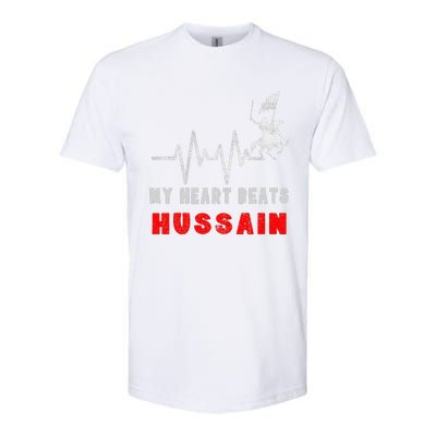 Muharram Ashura Day Karbala Ya Hussain Heartbeat Softstyle CVC T-Shirt