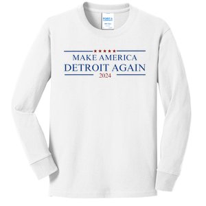 Make America Detroit Again Kids Long Sleeve Shirt