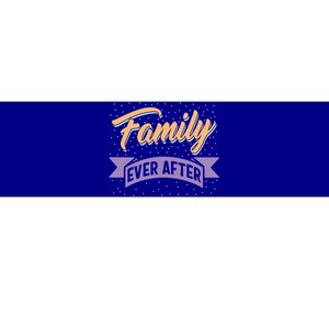 Modern Adoption Day Matching Family Ever After Loved Cute Gift Bumper Sticker