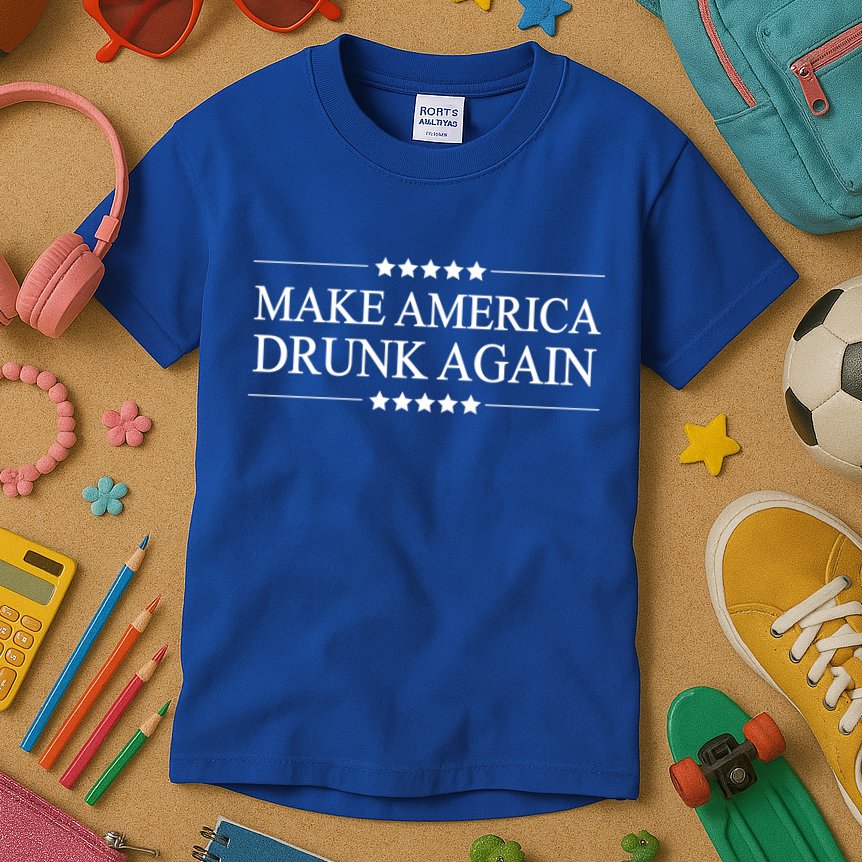 Make America Drunk Again Funny Alcoholic Gift Gift Kids T-Shirt