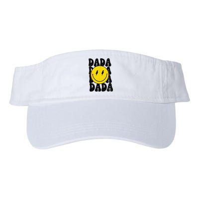 Mama And Dada Smiling Face Bolt Eyes Pregnancy Announcement Valucap Bio-Washed Visor