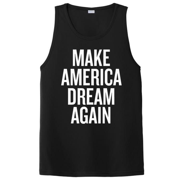 Make America Dream Again Funny Political PosiCharge Competitor Tank