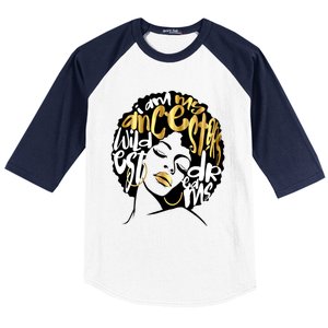 My Ancestors Dream Gift Afro Diva Black Magic Gift Baseball Sleeve Shirt