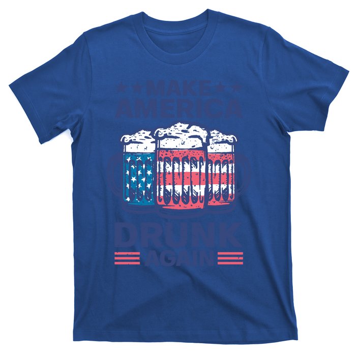 Make America Drunk Again 4th Of July Independence Day Beer Gift T-Shirt