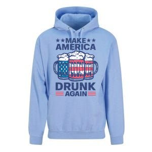 Make America Drunk Again 4th Of July Independence Day Beer Gift Unisex Surf Hoodie