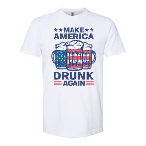 Make America Drunk Again 4th Of July Independence Day Beer Gift Softstyle CVC T-Shirt