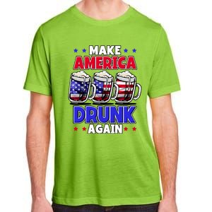 Make America Drunk Again Funny 4th Of July Cute Gift Adult ChromaSoft Performance T-Shirt