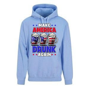 Make America Drunk Again Funny 4th Of July Cute Gift Unisex Surf Hoodie