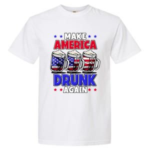 Make America Drunk Again Funny 4th Of July Cute Gift Garment-Dyed Heavyweight T-Shirt