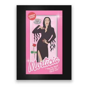 Morticia Addams Doll Horror Movie Doll Funny Halloween Poster