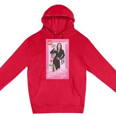 Morticia Addams Doll Horror Movie Doll Funny Halloween Premium Pullover Hoodie