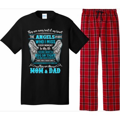 Mom And Dad My Angels In Memories Of Parents In Heaven Cute Gift Pajama Set