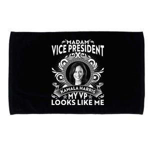 Madam Vice President Kamala Harris My VP Looks Like Me Microfiber Hand Towel