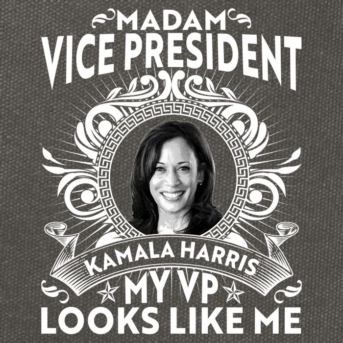 Madam Vice President Kamala Harris My VP Looks Like Me Cotton Canvas Backpack