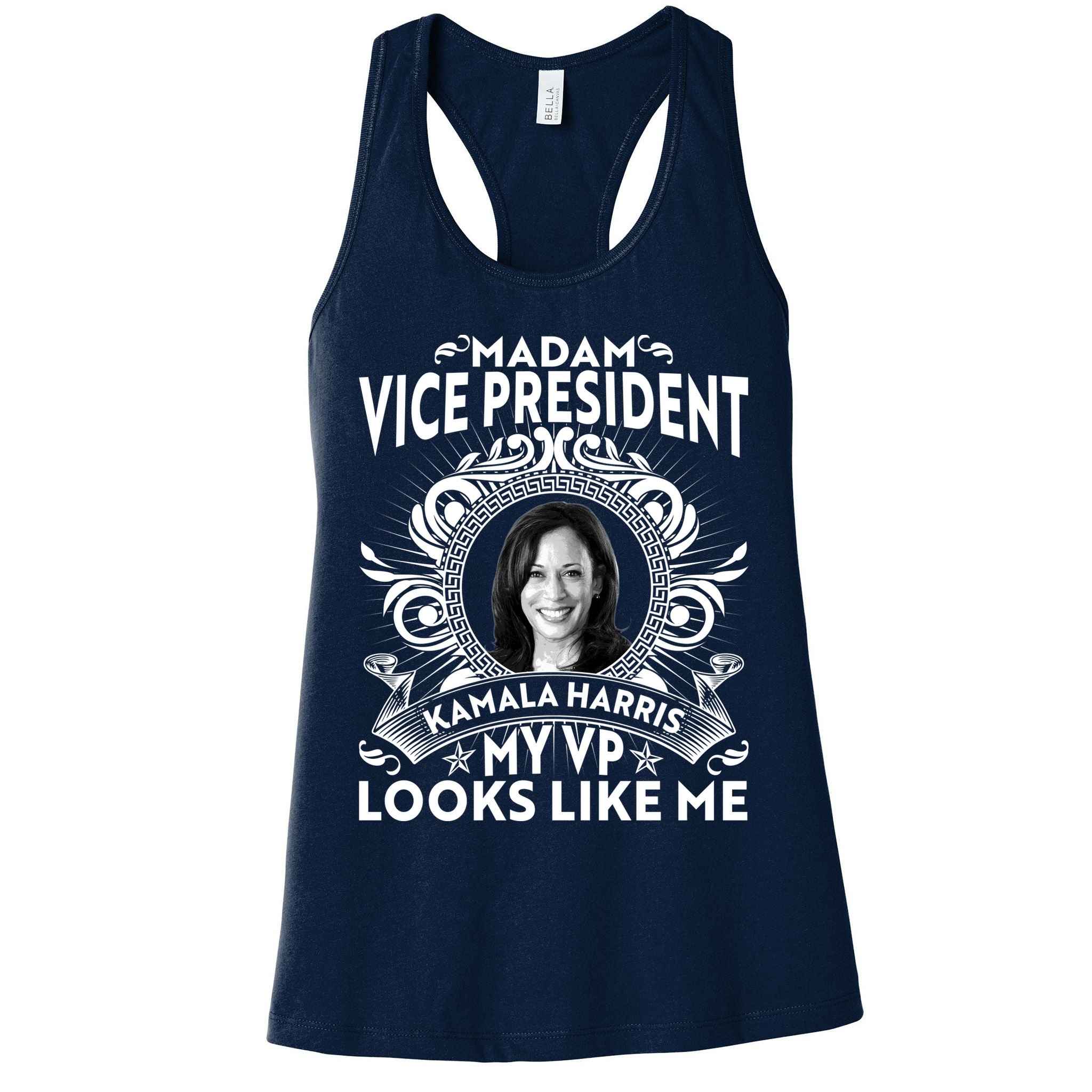 Madam Vice President Kamala Harris My VP Looks Like Me Womens Tank Top