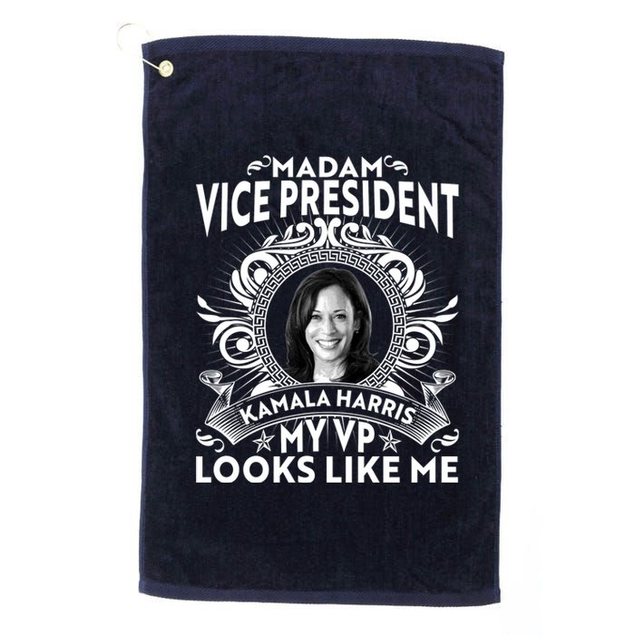 Madam Vice President Kamala Harris My VP Looks Like Me Platinum Collection Golf Towel