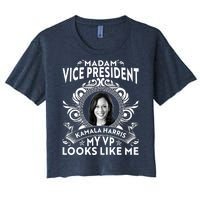 Madam Vice President Kamala Harris My VP Looks Like Me Women's Crop Top Tee