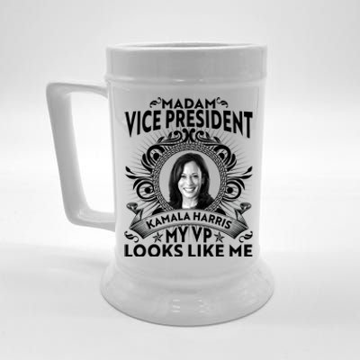 Madam Vice President Kamala Harris My VP Looks Like Me Beer Stein