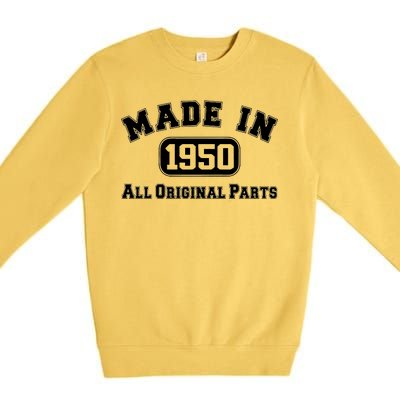 Made In 1950 All Original Parts Premium Crewneck Sweatshirt