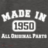 Made In 1950 All Original Parts Vector Backpack