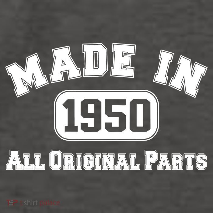 Made In 1950 All Original Parts Vector Backpack