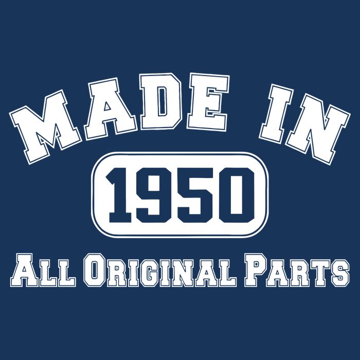 Made In 1950 All Original Parts Cool Comfort Performance Bucket Hat