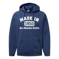 Made In 1950 All Original Parts Performance Fleece Hoodie