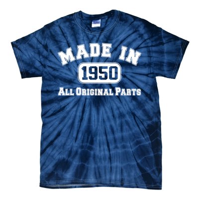 Made In 1950 All Original Parts Tie-Dye T-Shirt