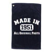 Made In 1951 All Original Parts Platinum Collection Golf Towel