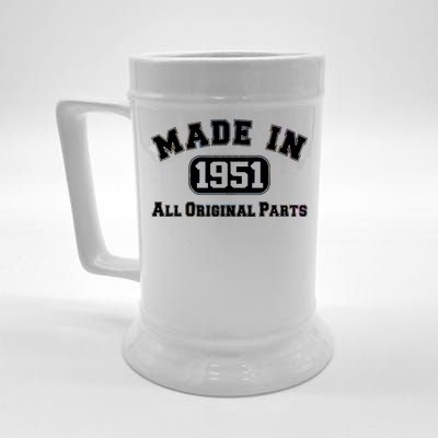 Made In 1951 All Original Parts Beer Stein