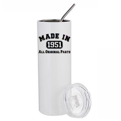 Made In 1951 All Original Parts Stainless Steel Tumbler